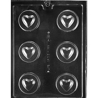 COOKIE MOLD - HEART 2" X 3/4 (6)