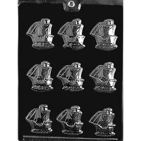 MOLD - MAYFLOWER SHIP 2" X 1 3/4" (9)