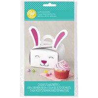 WILTON SINGLE EASTER BUNNY CUPCAKE BOX (1) 3 PK