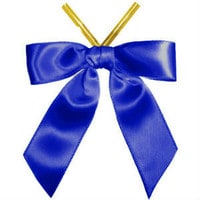 BOW 3" - NAVY BLUE WITH TWIST TIE