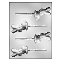 MOLD - SIDEVIEW SMILING BUNNY LOLLY 2 3/4" (4)