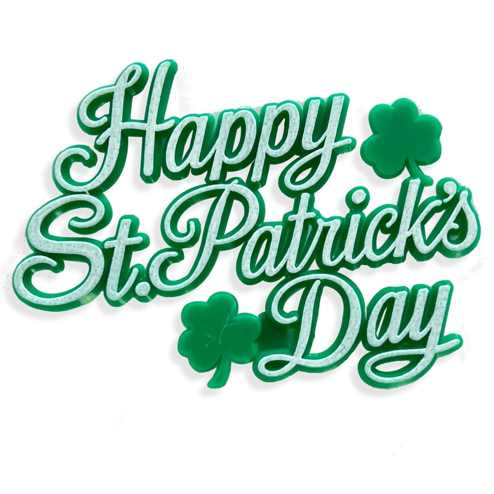 "HAPPY ST. PATRICKS DAY" PLAQUE  