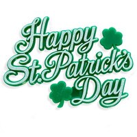 "HAPPY ST. PATRICKS DAY" PLAQUE 