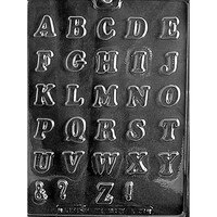 MOLD - ALPHABETS 1" WITH & ? ! (29)