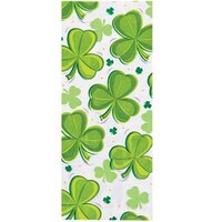 LUCKY SHAMROCK PARTY BAG 4" X 9.5" 1 PC
