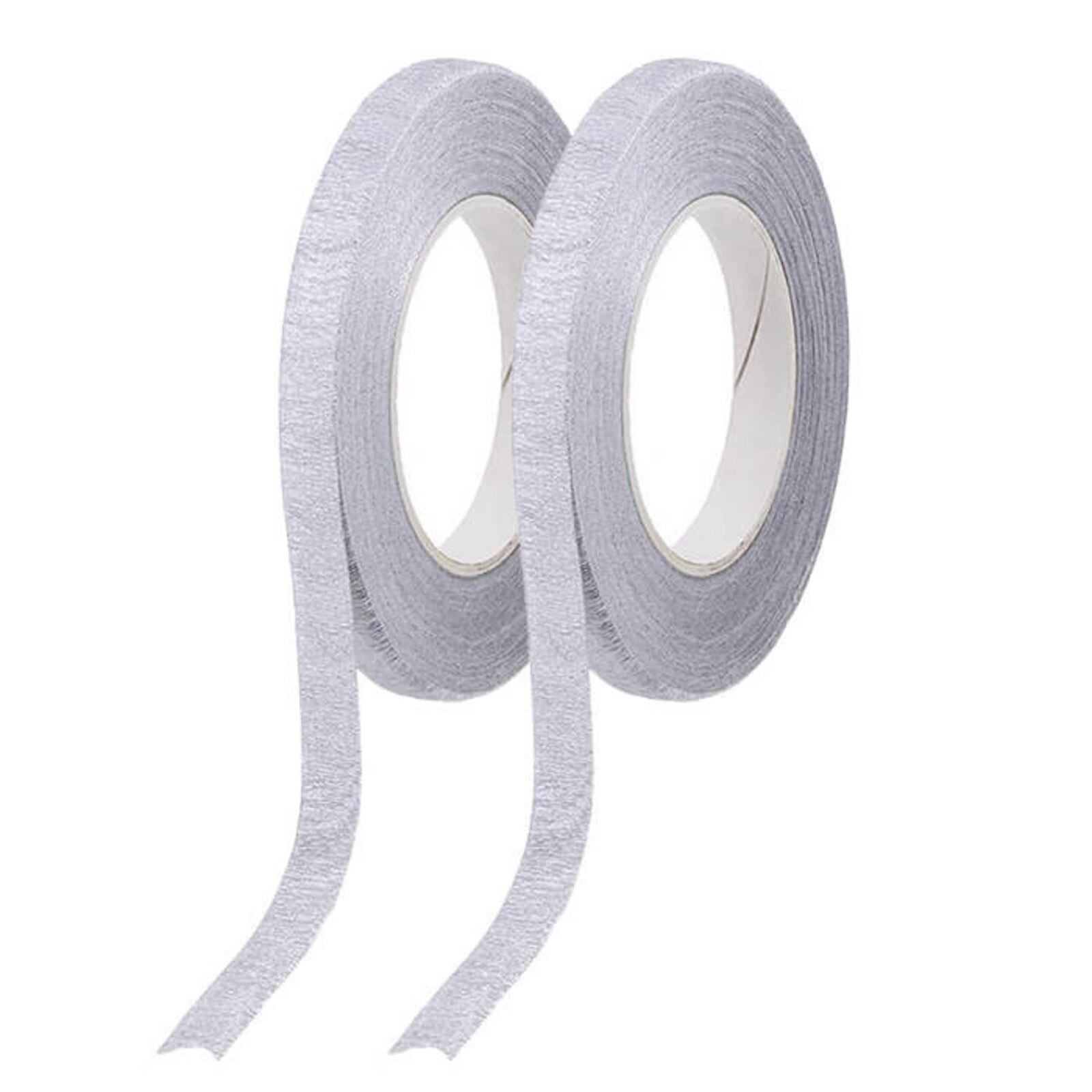 FLORIST TAPE 1/4" METALLIC SILVER 2 ROLLS PER PACKAGE