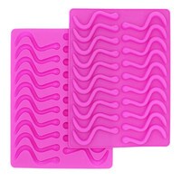 SILICONE GUMMY WORM MOLD 2-PACK (40)