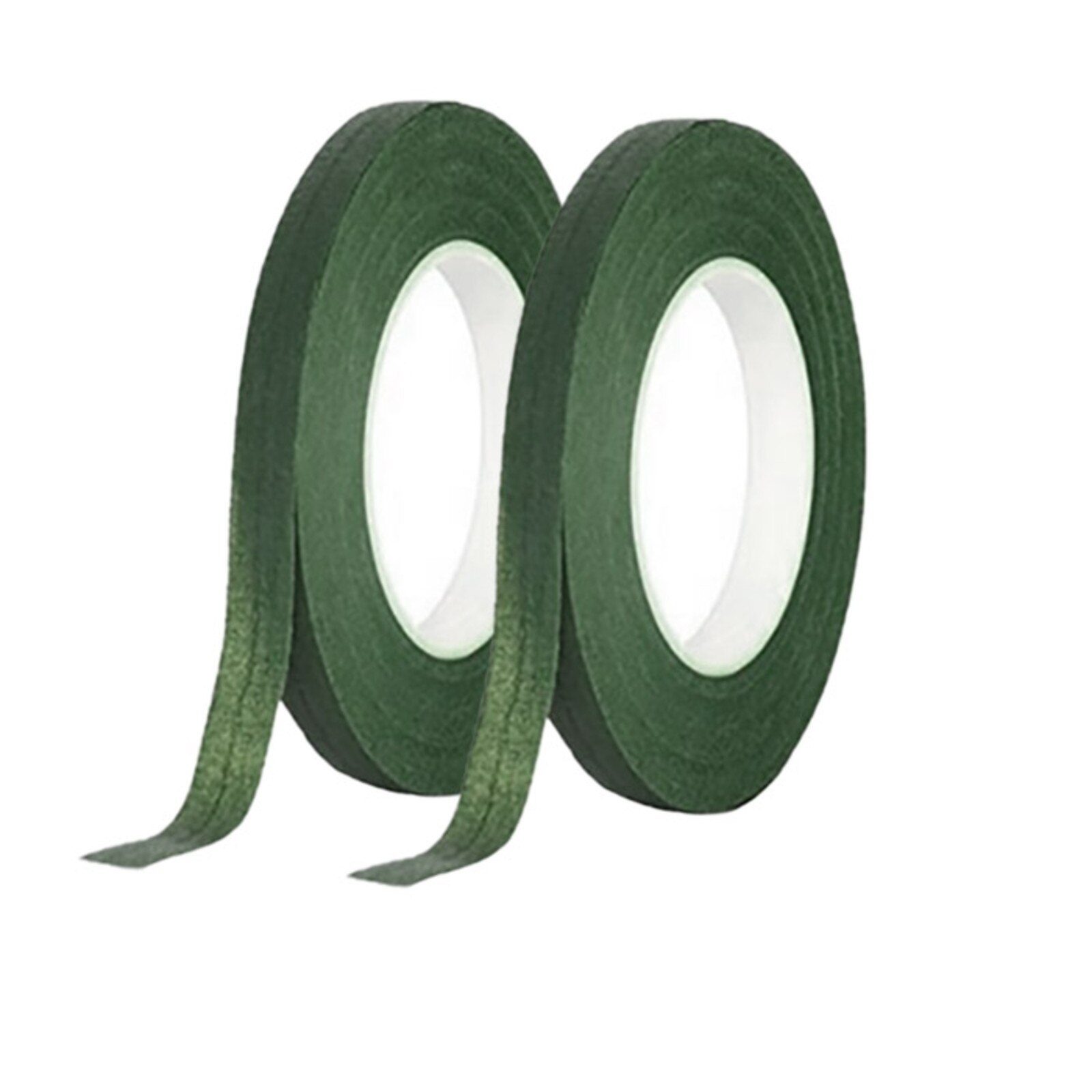 FLORIST TAPE 1/4" DARK GREEN 2 ROLLS  PER PACKAGE