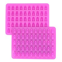 SILICONE GUMMY BEAR MOLD 2-PACK (100)