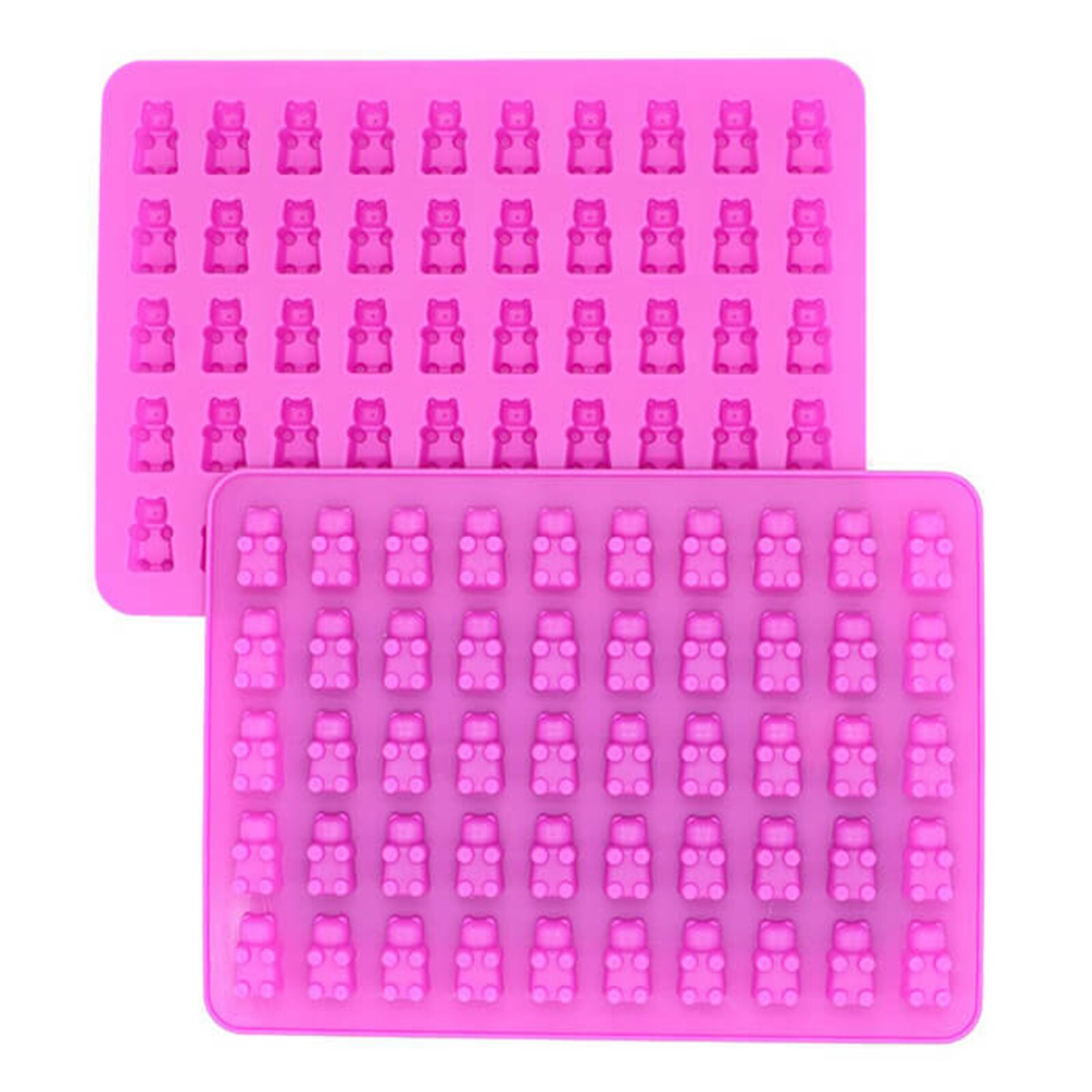 SILICONE GUMMY BEAR MOLD 2-PACK (100)