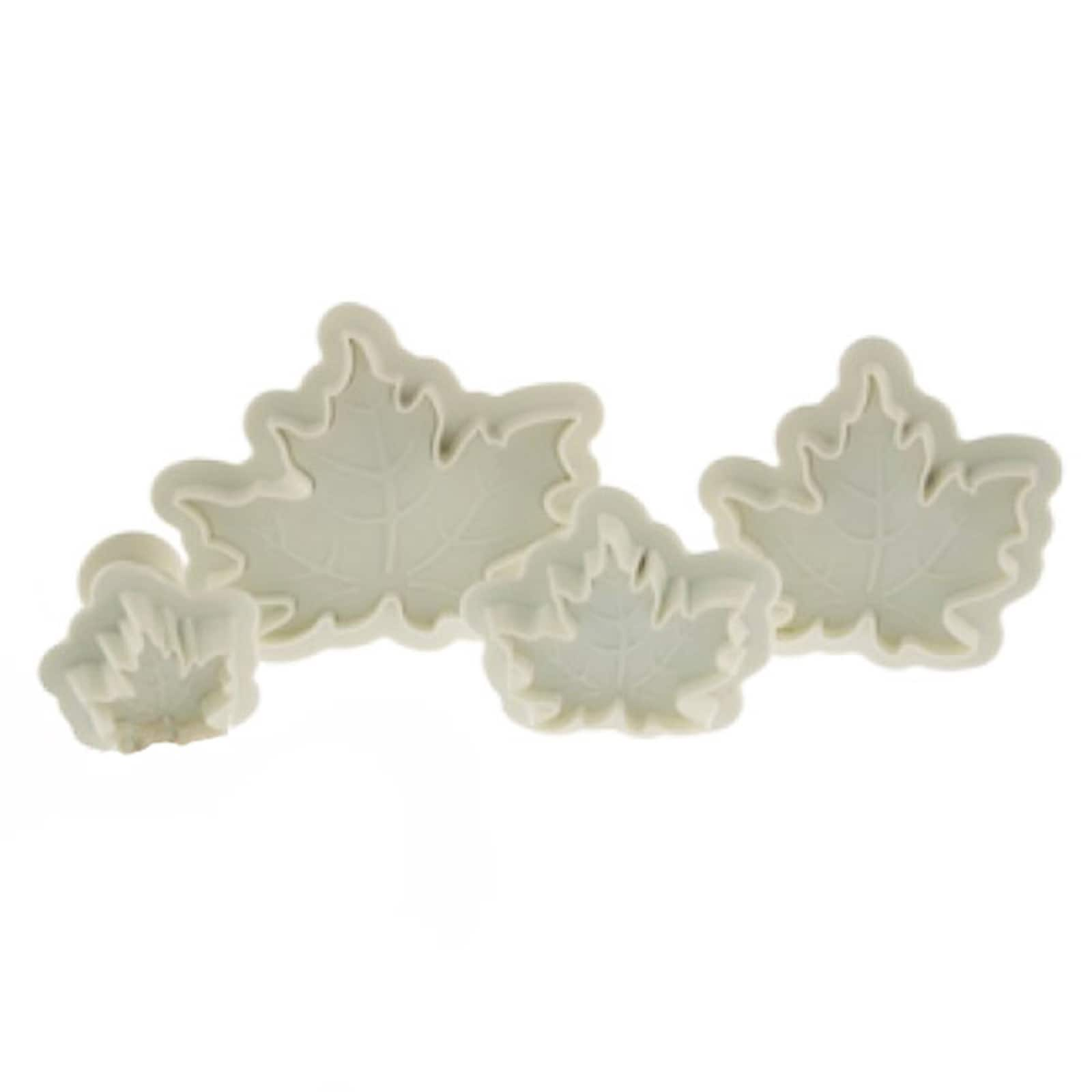 MAPLE LEAF PLUNGER CUTTER SET OF 4