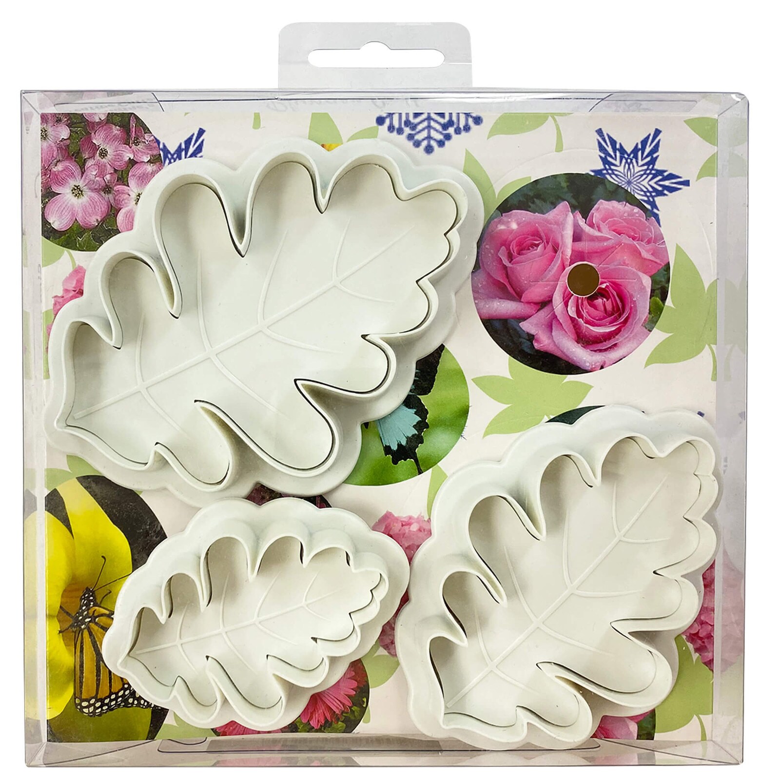 OAK LEAF PLUNGER CUTTER - SET OF 3