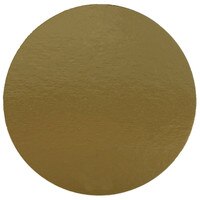 ROUND GOLD DESSERT BOARD 4" NO TAB 1.3 MM - 100 PC