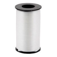 WHITE CURLING RIBBON 