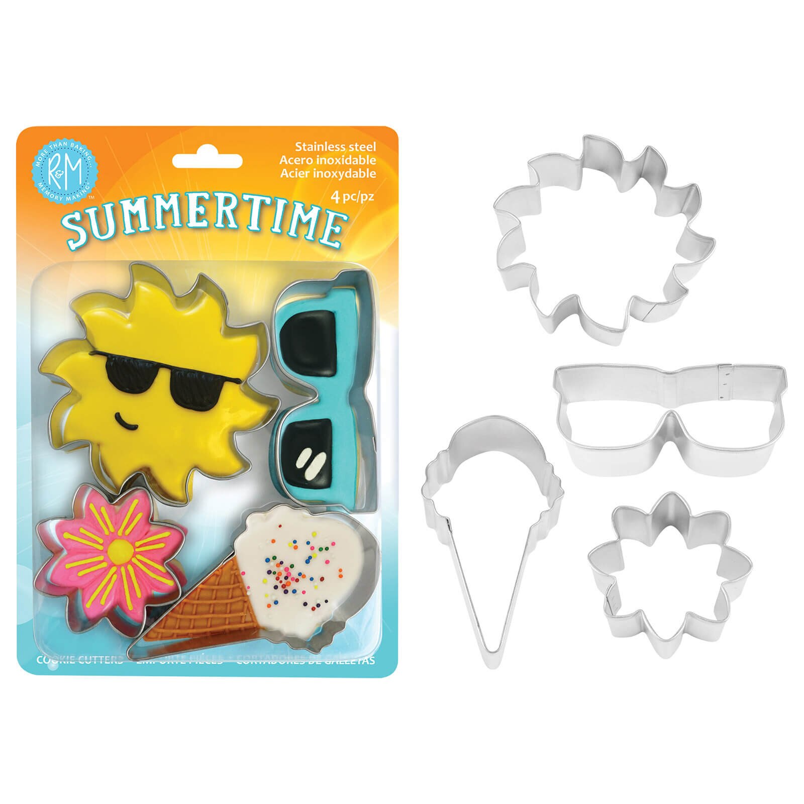 SUMMERTIME 4 PIECE CUTTER SET