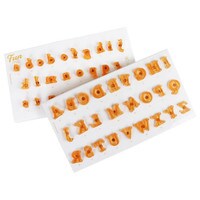PME FUN FONTS - BLOCK LETTER STAMPING SET 52 PCS