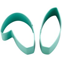 WILTON BUNNY EARS COOKIE CUTTER 2-PIECE SET