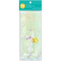 WILTON BUNNY IRIDESCENT PARTY BAGS W/TIES 10 PC