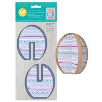 WILTON EASTER EGG 3D COOKIE CUTTER SET