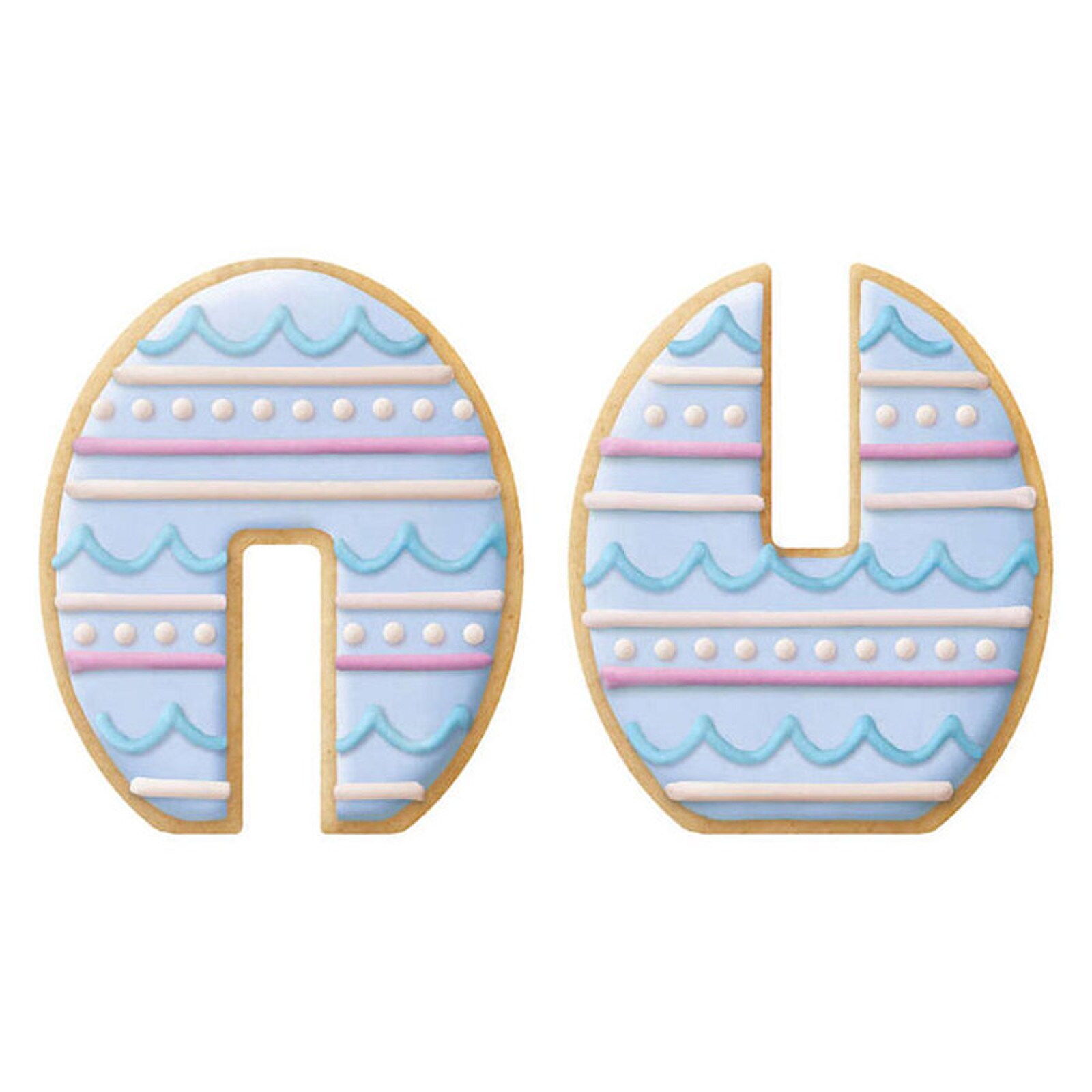 WILTON EASTER EGG 3D COOKIE CUTTER SET