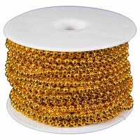 GOLD PEARLS - 24 YARDS PER ROLL 4 MM