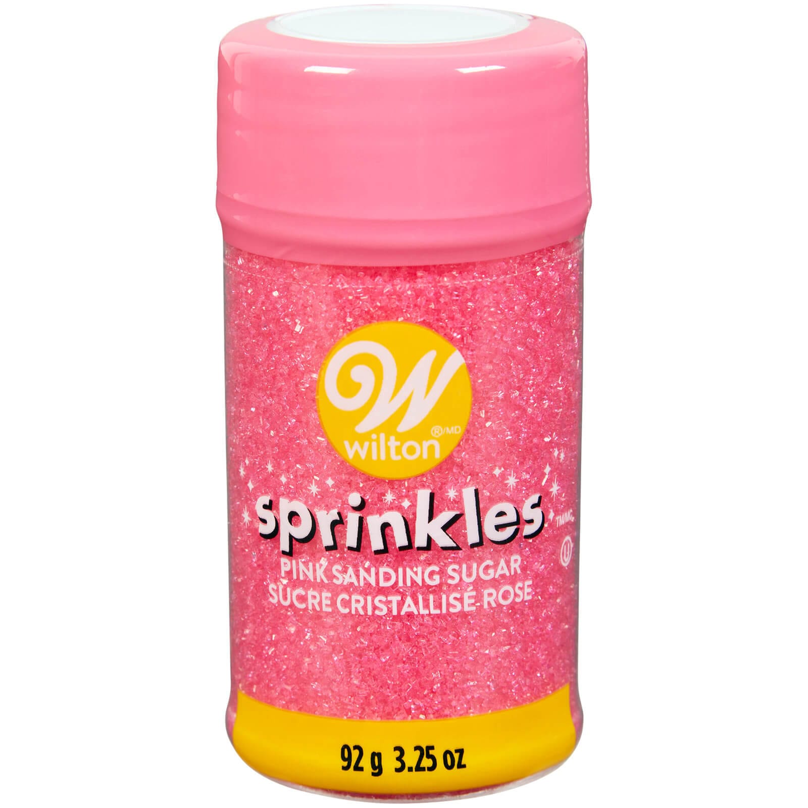 WILTON PINK SANDING SUGAR 92 G / 3.25 OZ
