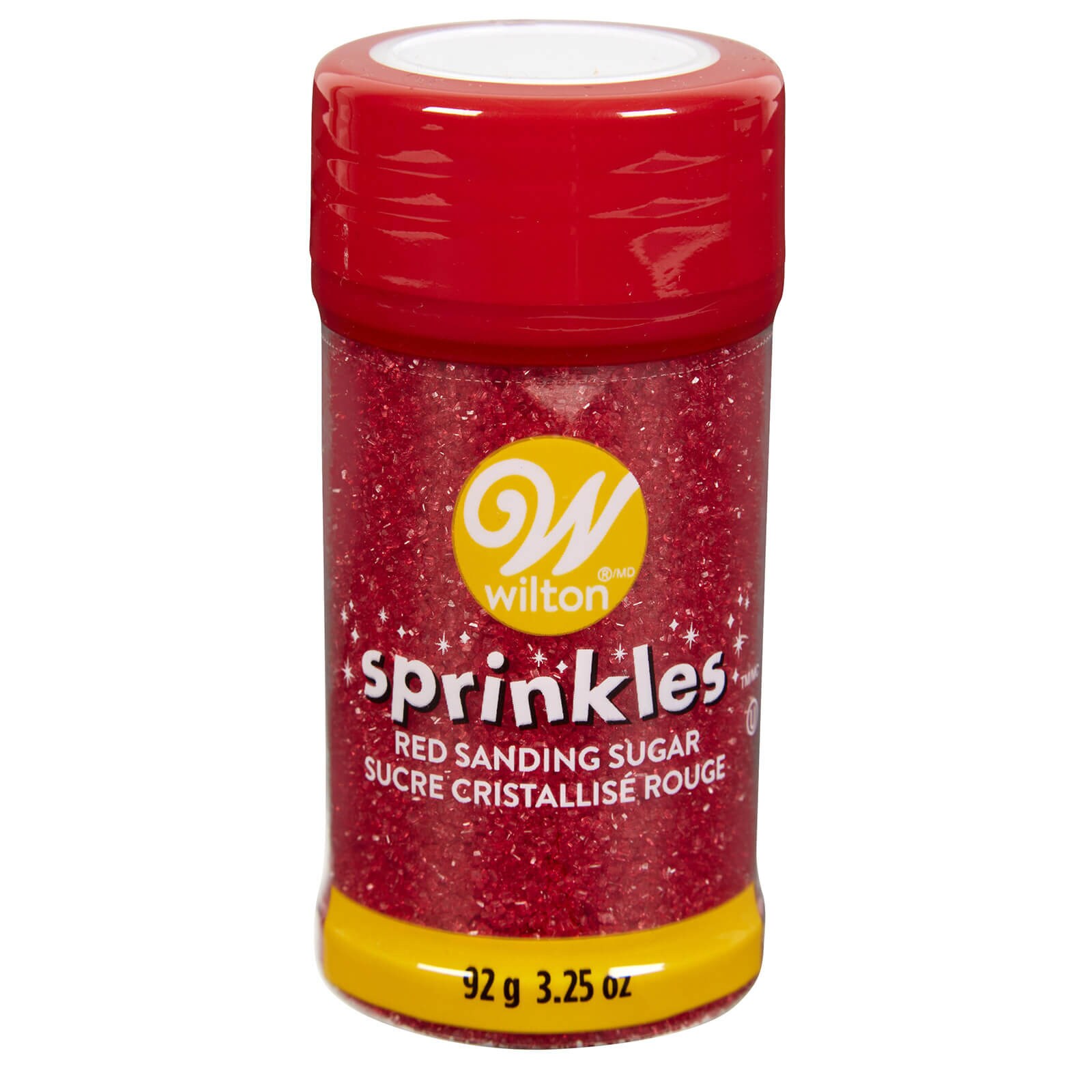 WILTON RED SANDING SUGAR 92 G / 3.25 OZ