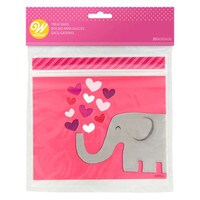 WILTON RESEALABLE TONS OF LOVE PARTY BAGS - 20 PC
