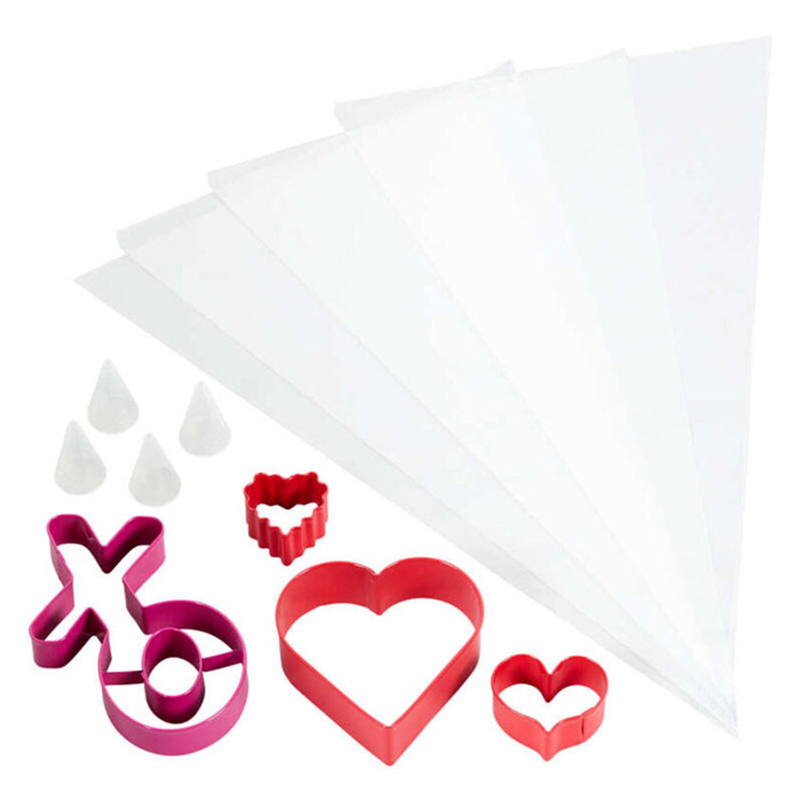 LOVE COOKIE DECORATING KIT - 12 PC