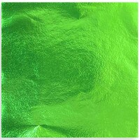 FOIL SQUARE WRAPPER - 4" X 4" - LIME GREEN