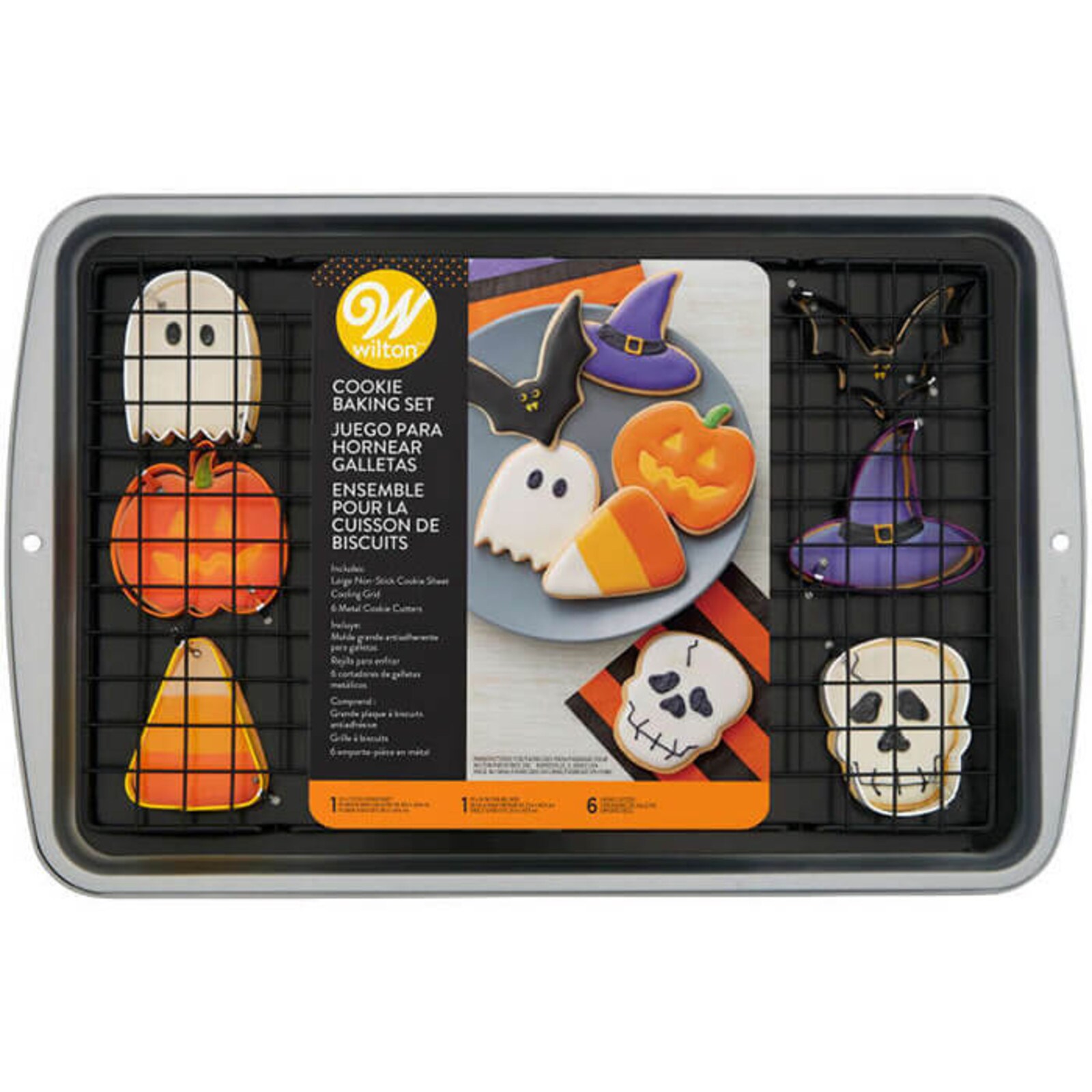 WILTON HALLOWEEN COOKIE BAKING SET - 8 PC
