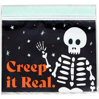 WILTON "CREEP IT REAL" RESEALABLE PARTY BAGS - 20 PC