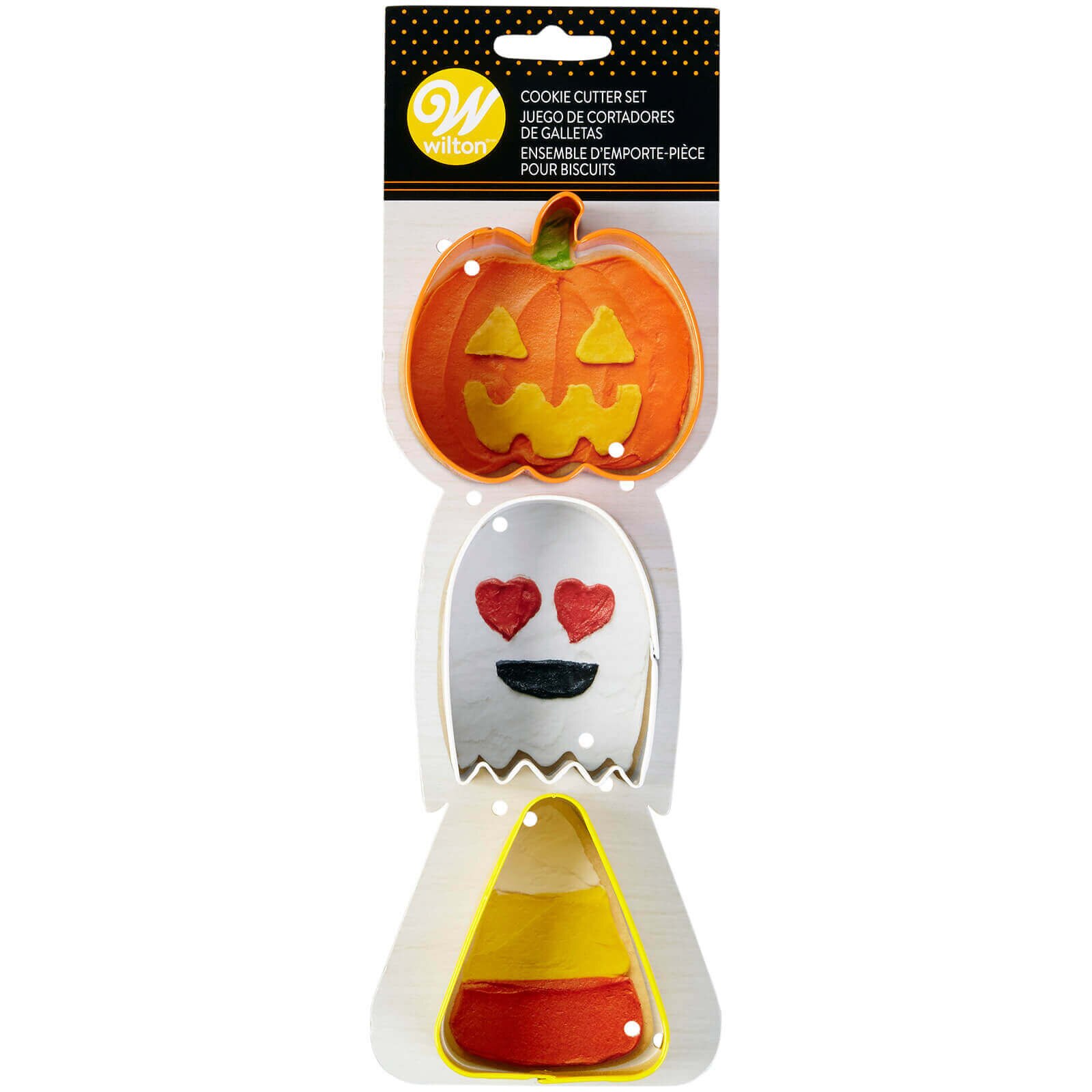 WILTON HALLOWEEN METAL CUTTER 3-PC SET