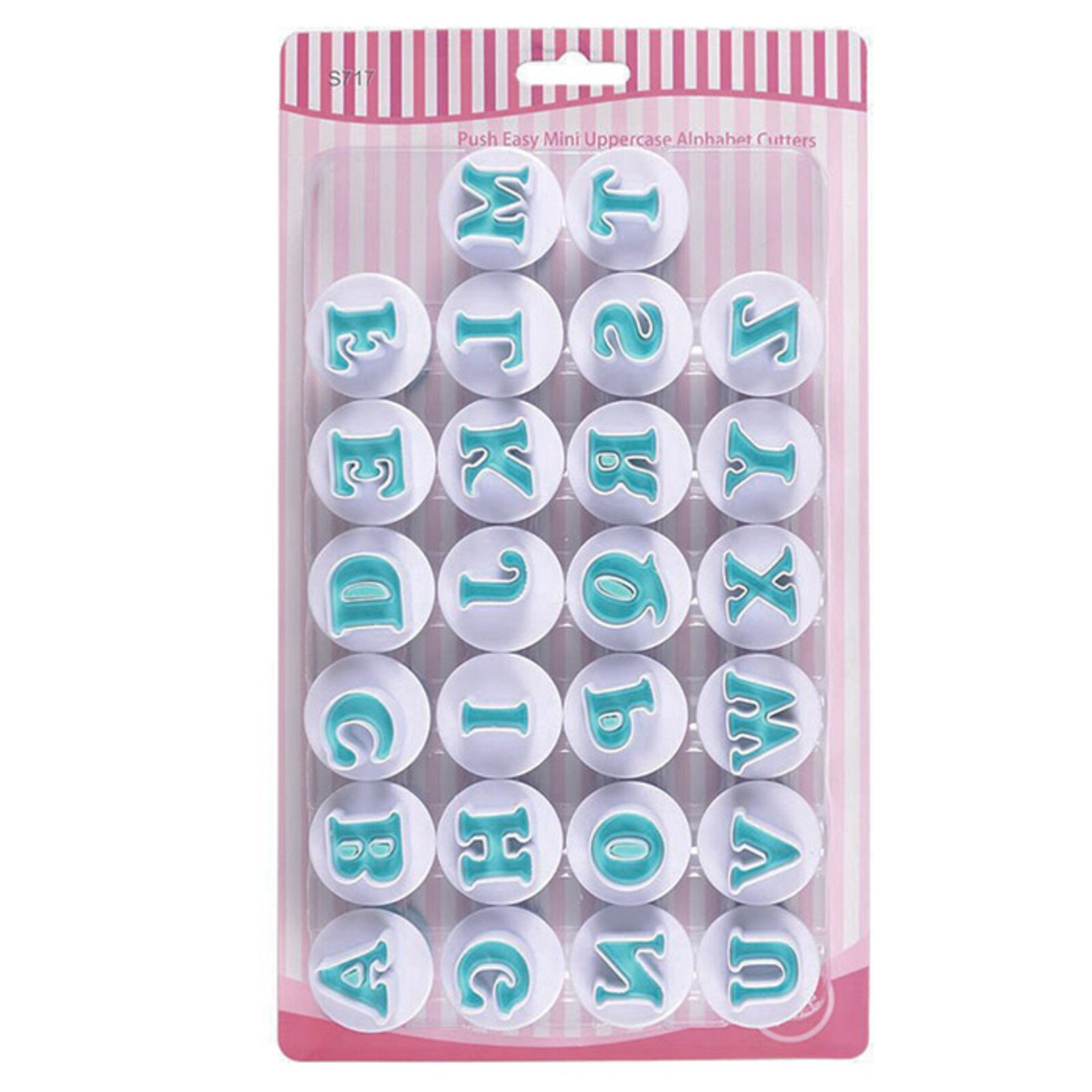 ALPHABET PLUNGER CUTTER SET 3/4" 26 PC 