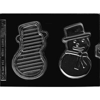 MOLD - SNOWMAN POUR BOX 5 1/4" X 3 3/8"  