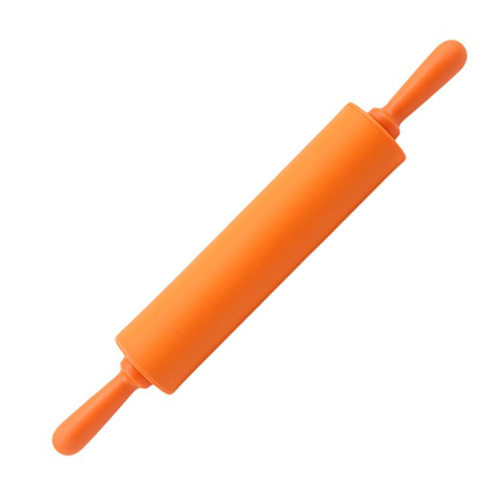 SILICONE NON STICK ROLLING PIN - ORANGE