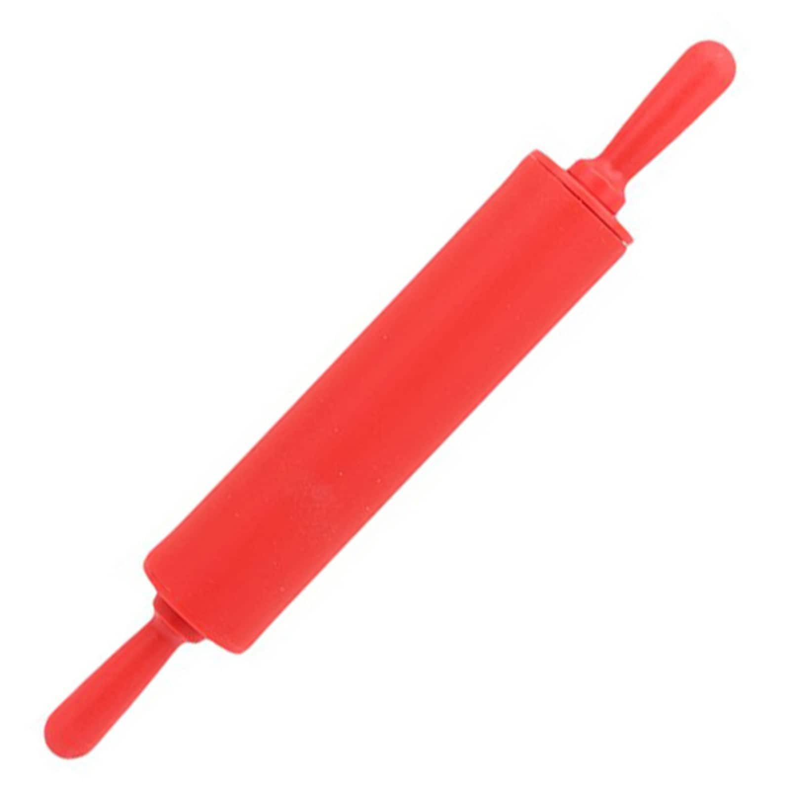 SILICONE NON STICK ROLLING PIN - RED