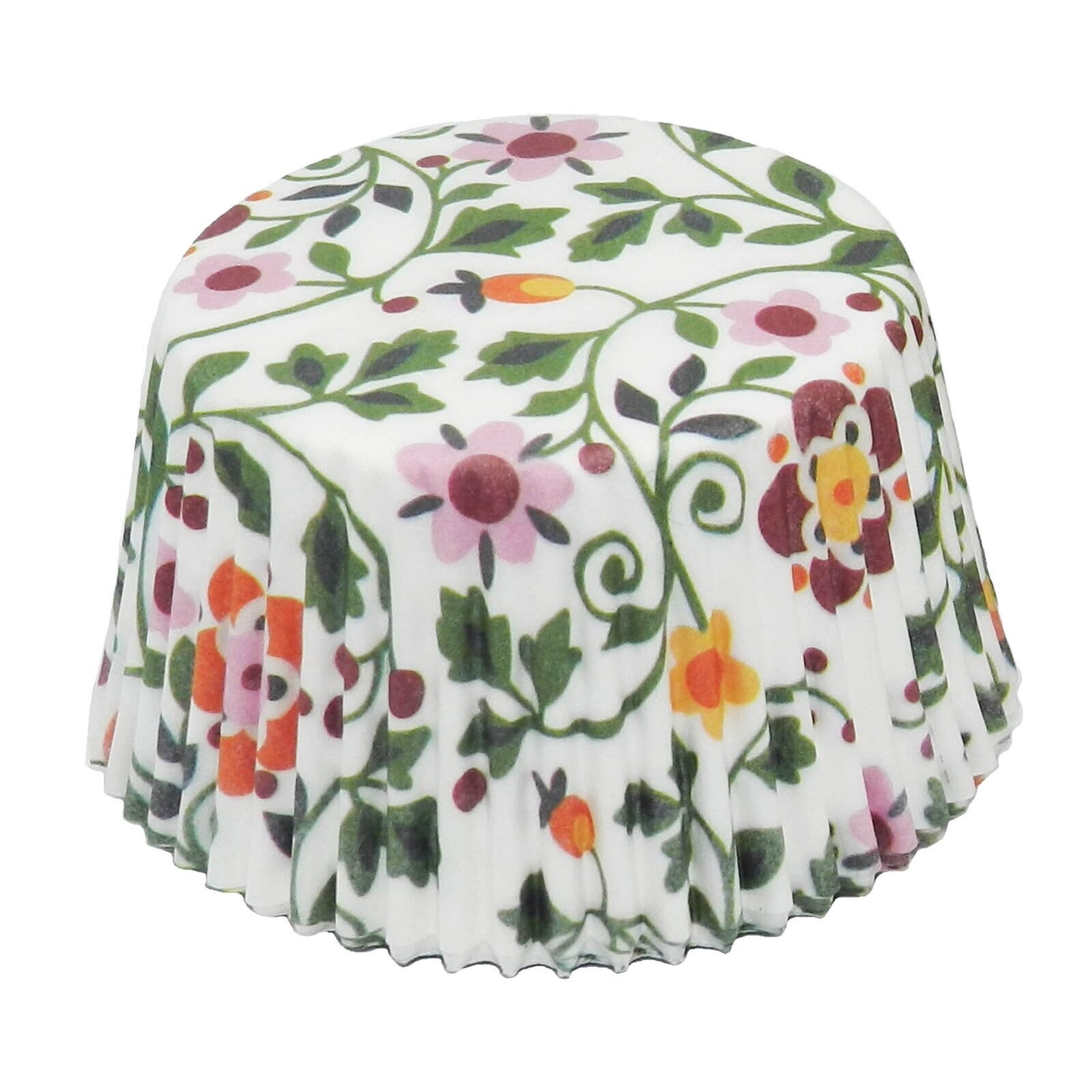 FLORAL DAMASK STD BAKING CUPS - 50 PC