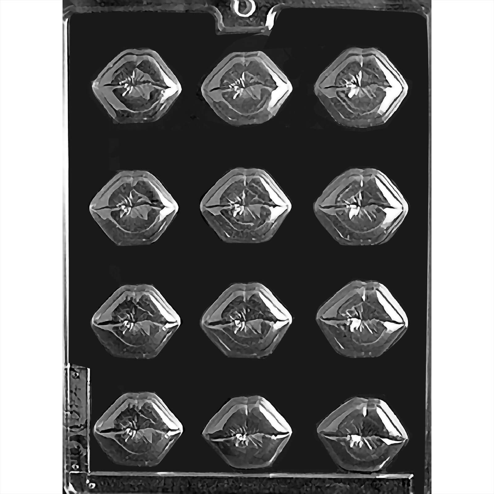 MOLD - FULL LIPS 1 3/8" X 1 3/4" X 1/4" (12)