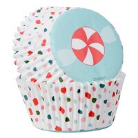 WILTON CANDY SWIRL STANDARD BAKING CUPS - 75 PC