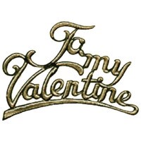 "TO MY VALENTINE FOIL 2.5" 10 PC