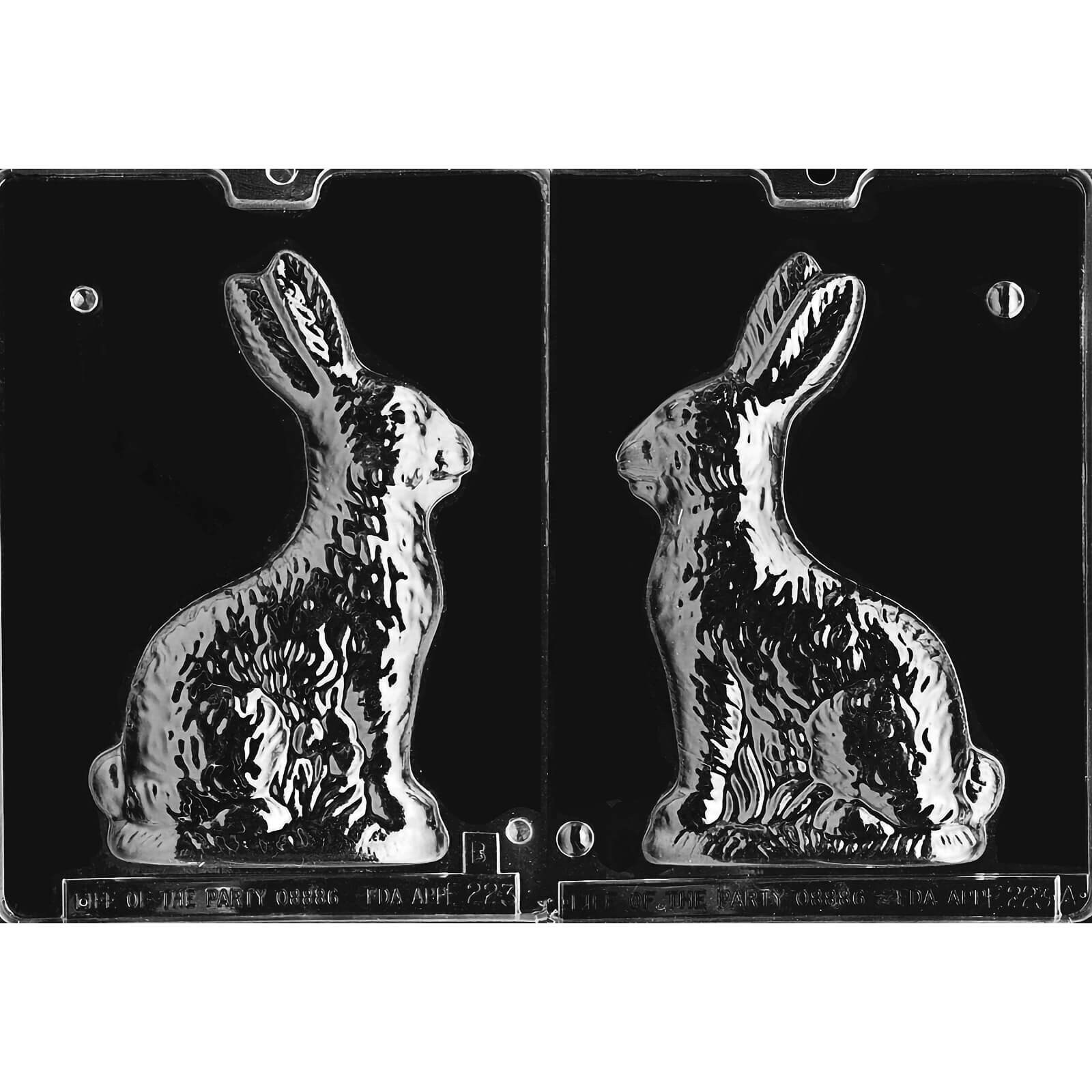 MOLD - 3D SIDE VIEW SITTING BUNNY 8" (2)