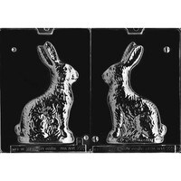 MOLD - 3D SIDE VIEW SITTING BUNNY 8" (2)