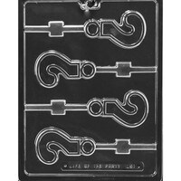 MOLD - QUESTION MARK LOLLY 3 3/8" (4)
