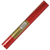 CARDINAL RED EMBOSSED FOIL ROLL