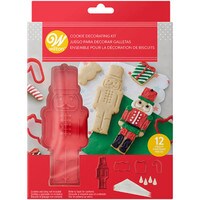 WILTON NUTCRACKER COOKIE STAMP 12 PC SET