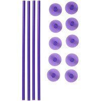 DOWELS PLASTIC RODS & CAPS 14 PC SET
