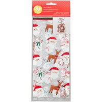 WILTON SANTA/REINDEER/SNOWMEN PARTY BAGS S 20-PIECE SET
