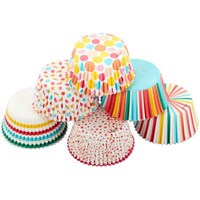 WILTON STRIPED & DOTS STANDARD BAKING CUPS - 150 PC