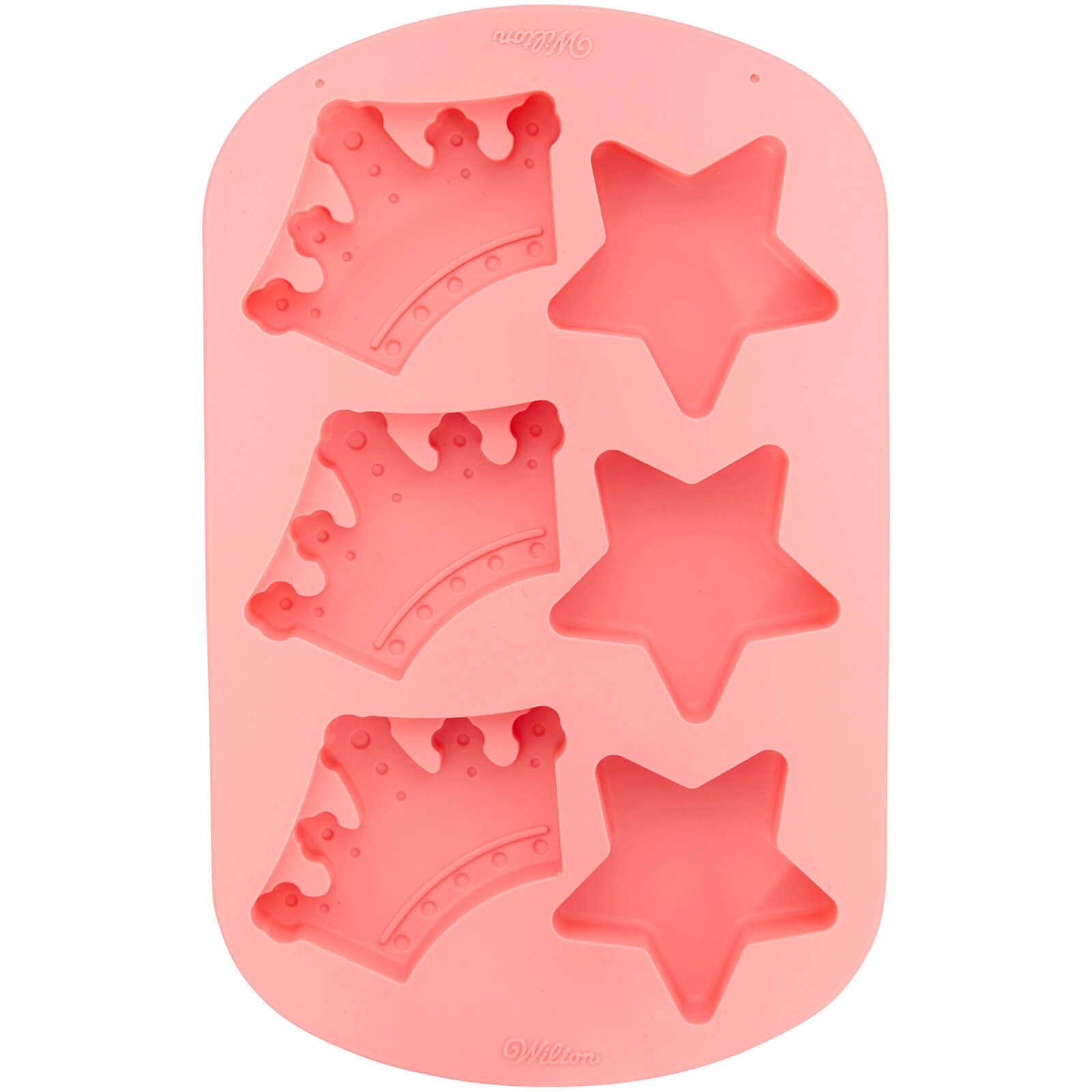WILTON ROYAL CROWN & STARS SILICONE MOLD (6)